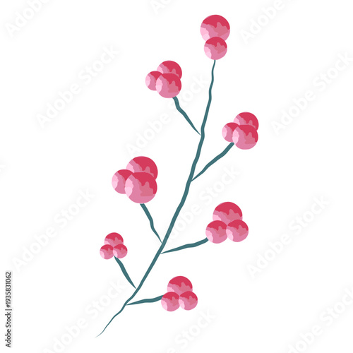 Pretty watercolor berries