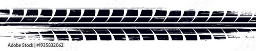 Tire tread marks, drift, motorsport, motocross, rally, tread mark with skid, grinding, splash effect. Graphic set of tire treads, wheel texture, car racing. Vector collection, wheel treads on asphalt