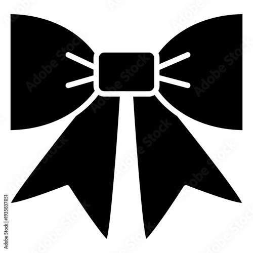 Chunky bow element silhouette