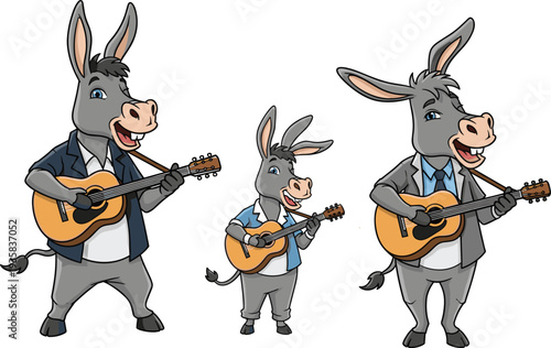 Cartoon barber characters set with diverse hairstyles professional hairdresser icons isolated flat vector illustration grooming salon concept collection design pack