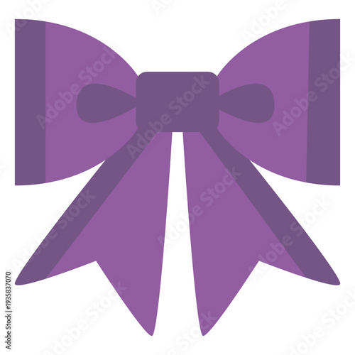 Chunky bow element flat