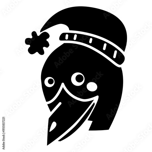 Emu silhouette australian bird