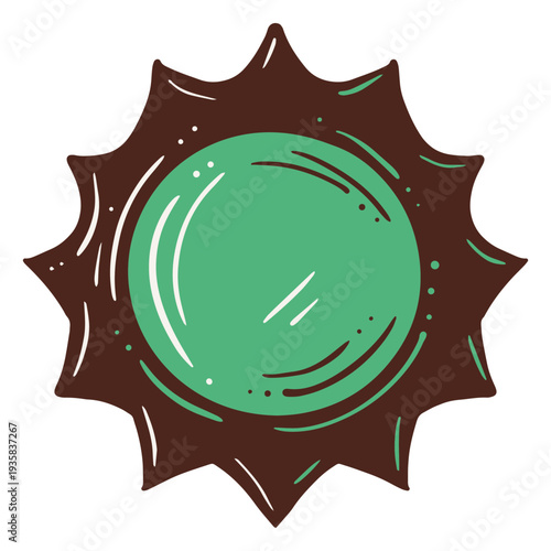 Hand drawn sun peaks