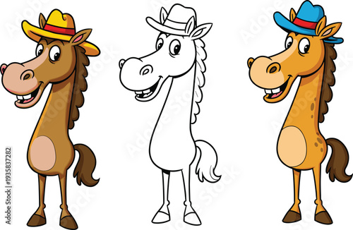 Cartoon barber characters set with diverse hairstyles professional hairdresser icons isolated flat vector illustration grooming salon concept collection design pack