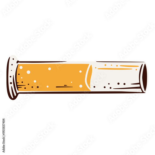 Measuring cylinder container illustration