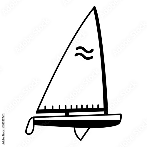 Vessel silhouette design element