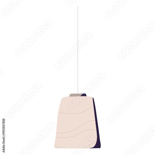 Grey ceiling light illustration