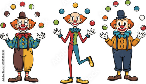 Cartoon barber characters set with diverse hairstyles professional hairdresser icons isolated flat vector illustration grooming salon concept collection design pack