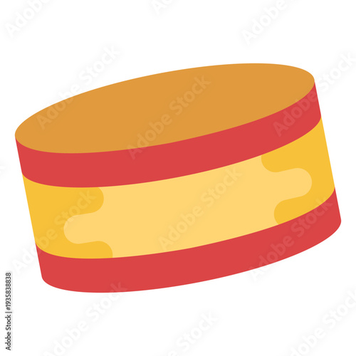 Sports wristband flat