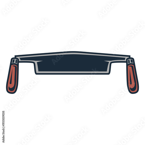 Lumberjack saw double handles icon
