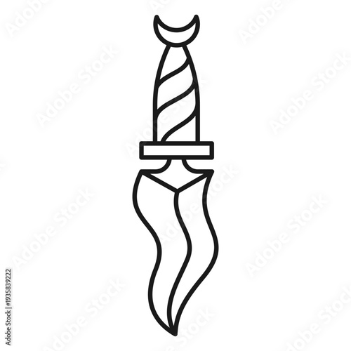 Magician knife stroke