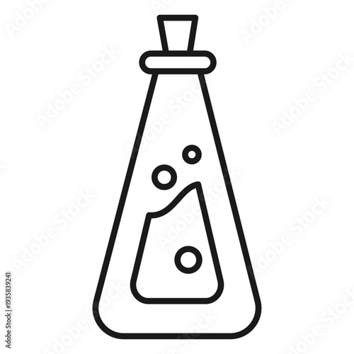 Magician potion bottle conical stroke