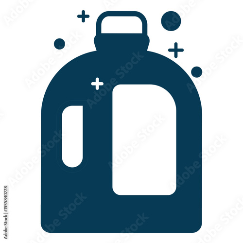 Laundry soap detergent blue