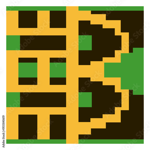 Fabric kente composition