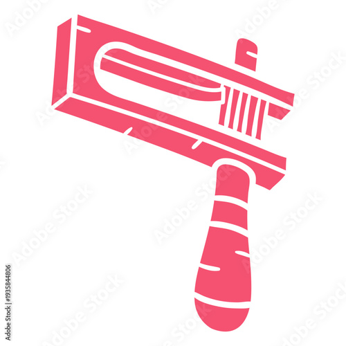 Noisemaker hand drawn pink