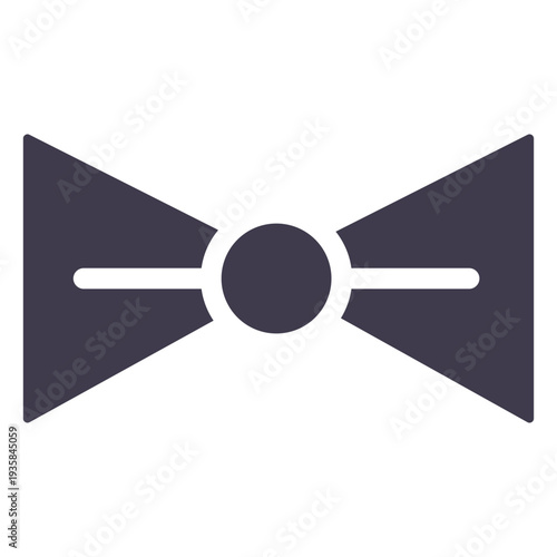 Bow tie silhouette