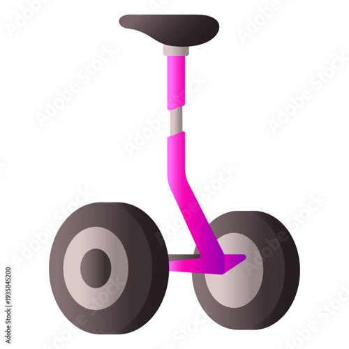 Balance scooter realistic design