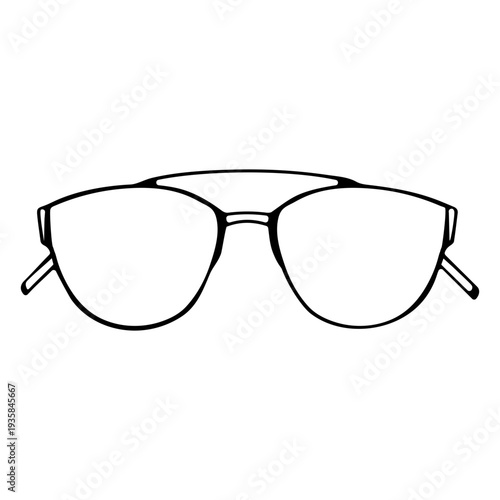 High bridge glasses hand drawn