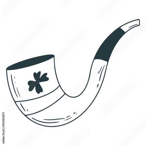 Irish smoking pipe stroke