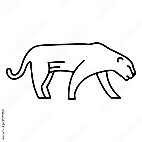 Panther animal stroke