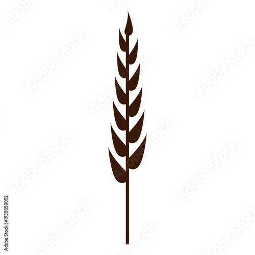 Narrow wheat spike cut-out