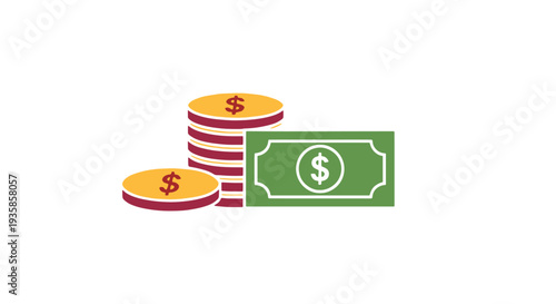 Subscription Plan abstract bold color illustration