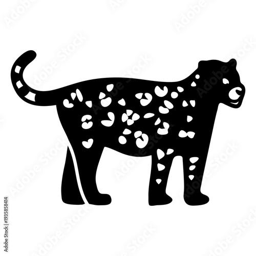 Cheetah wild animal cut-out