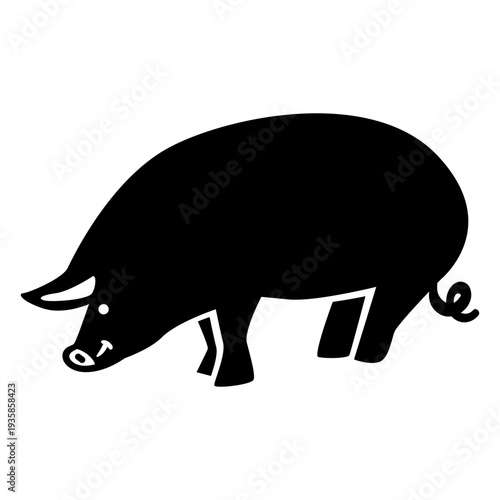 Pig animal cut-out