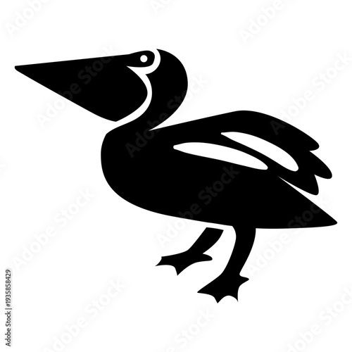 Seagull bird cut-out