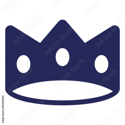 Crown royalty filled-stroke