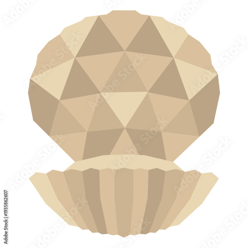 Frontal polygonal clam shell