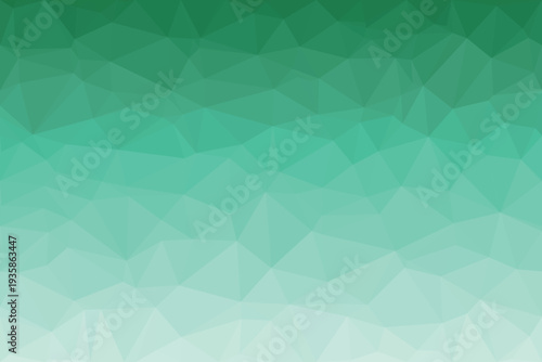 A calming geometric pattern flows from deep teal to a delicate aqua marine presenting a serene visual experience