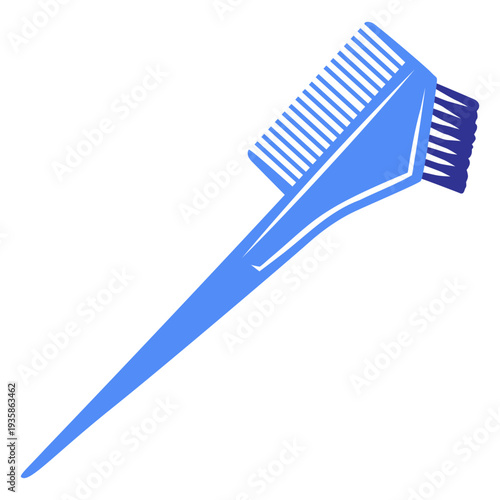 Simple flat double hair comb