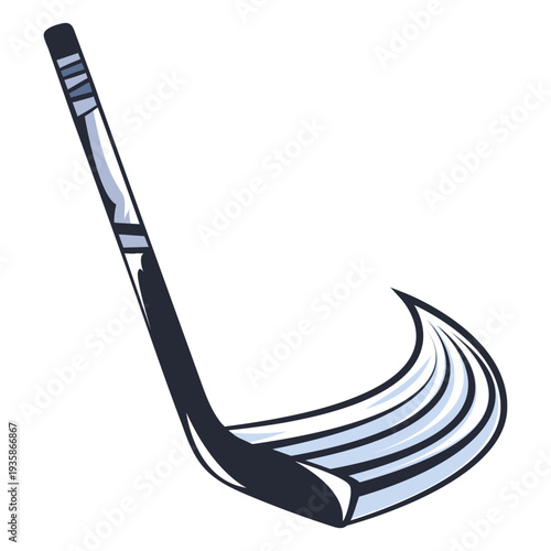 Ice hockey stick moving color stroke