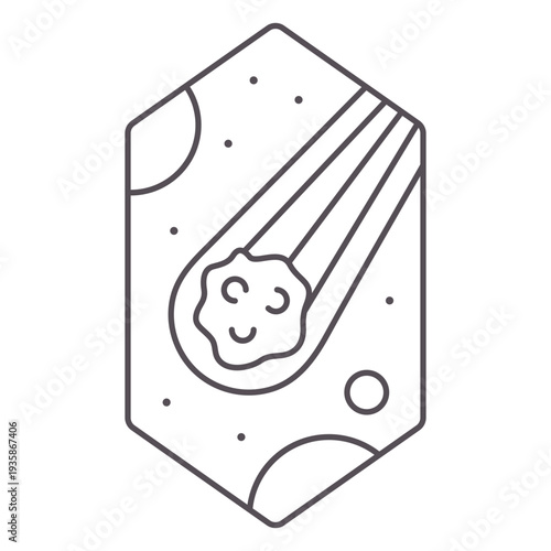 Meteorite design stroke