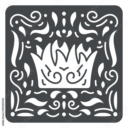 Ornamental grass cut out