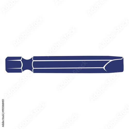 Screwdriver drill bit cut out