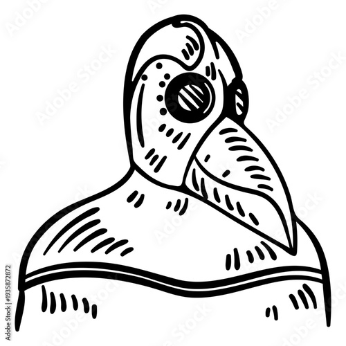 Plague doctor filled stroke