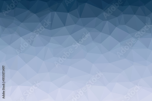 A subtle geometric pattern showcasing a smooth gradient from deep midnight blue to a soft light sky blue
