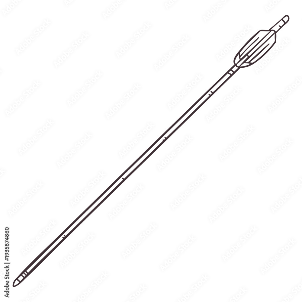 Obraz premium Arrow archery element