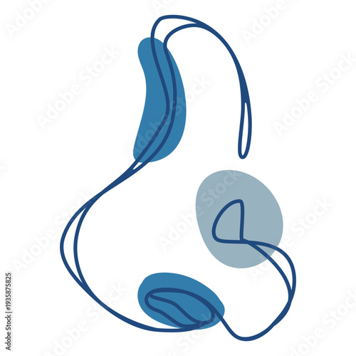 Cute nose continuous line