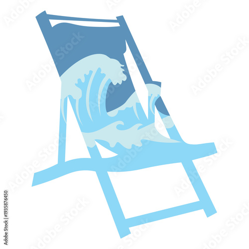 Ocean lounge chair semi flat