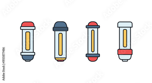 Tube Light Line art creative modern smooth illustration
