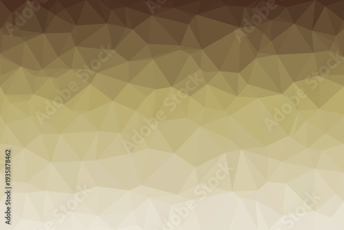 This image features a geometric brown and golden yellow triangular pattern creating a beautiful gradient effect