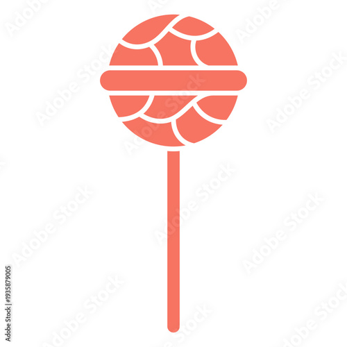 Fractal lollipop cut out