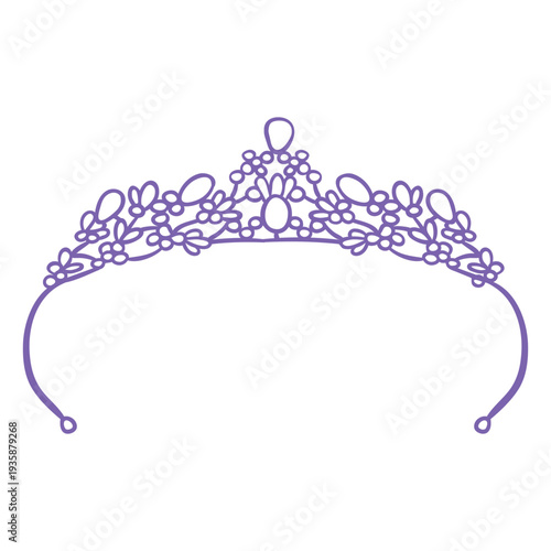 Pretty tiara stroke