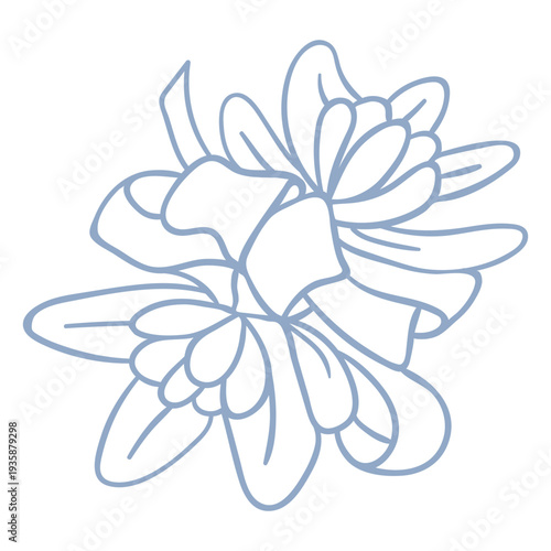 Prom flower bracelet stroke