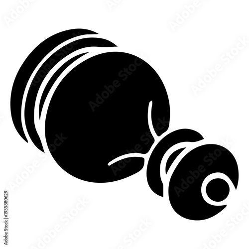 King chess piece laid down cut out