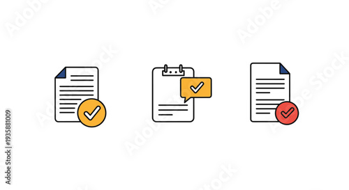 Support Ticket Line abstract colorful design illustration