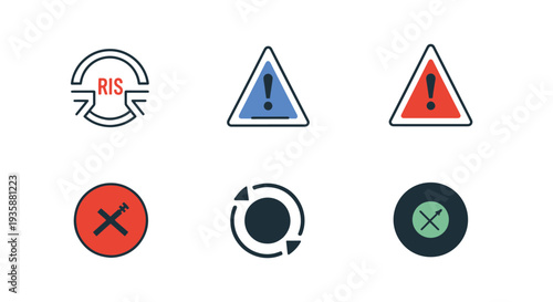 Risk Indicator Line creative soft tone vector Free Download Risk Indicator Line creative soft tone vector - GFXLoad